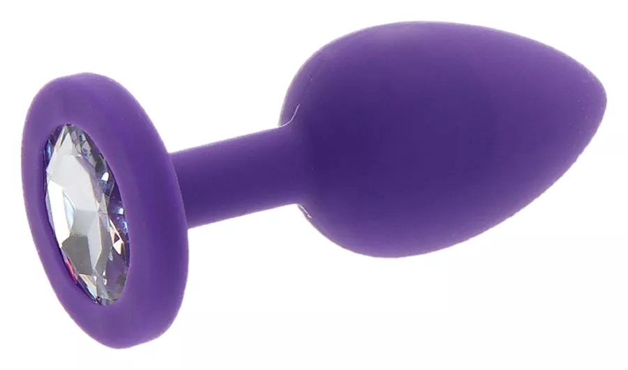Plug Bijou Diamond Booty S 6 x 2,8cm Violet