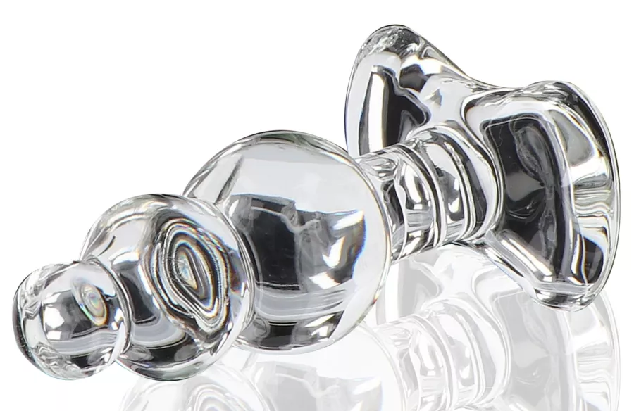 Glasplugg Crystal Jewel 9,5 x 3,5cm