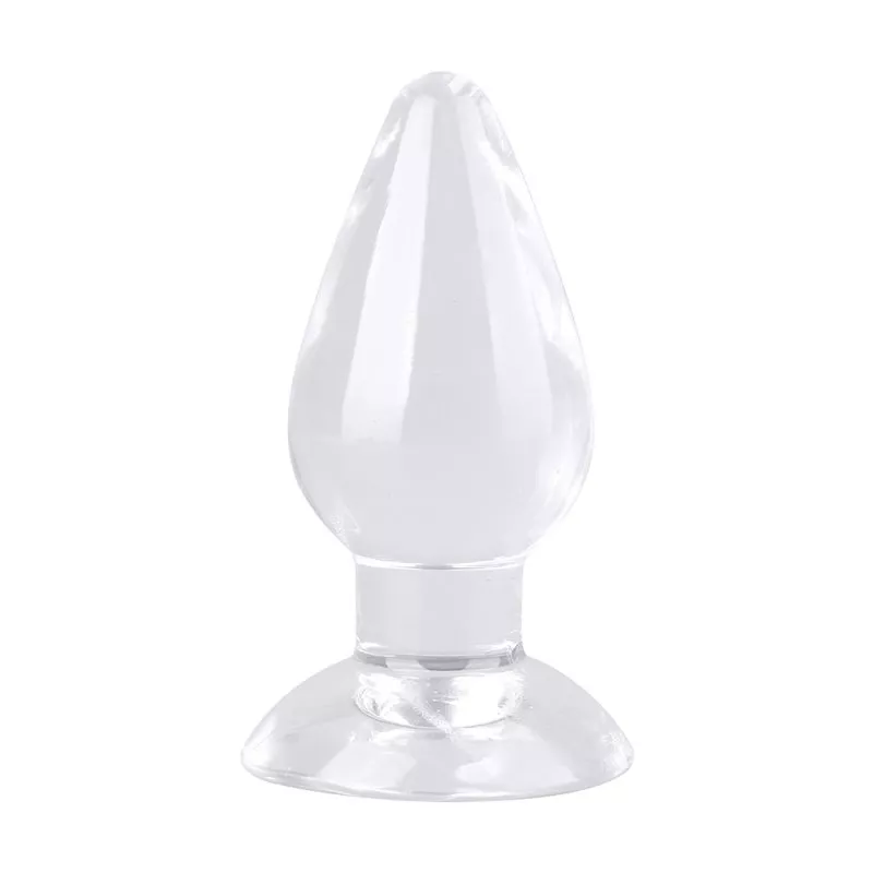 Transparante plug Crystal Jellies 8.5 x 4.3cm