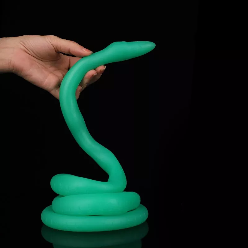 Lange dildo Ultra Snake 120 x 2.7cm Groen