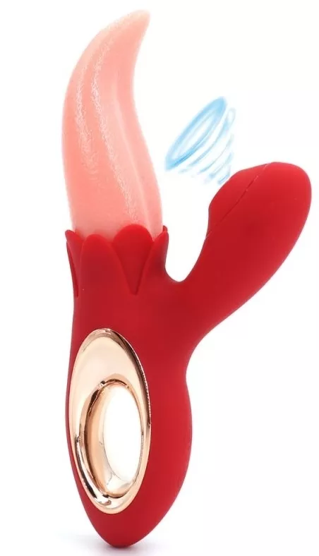 Vibrator Tapping und Lecken Lickstasy 10 Modi