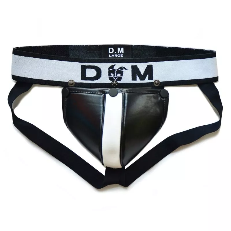 Jockstrap Neo Dungeon Schwarz-Weiß