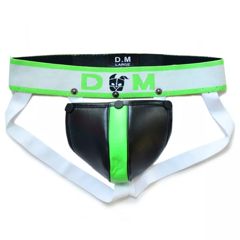 Jockstrap Neo Dungeon Schwarz-Neongrün