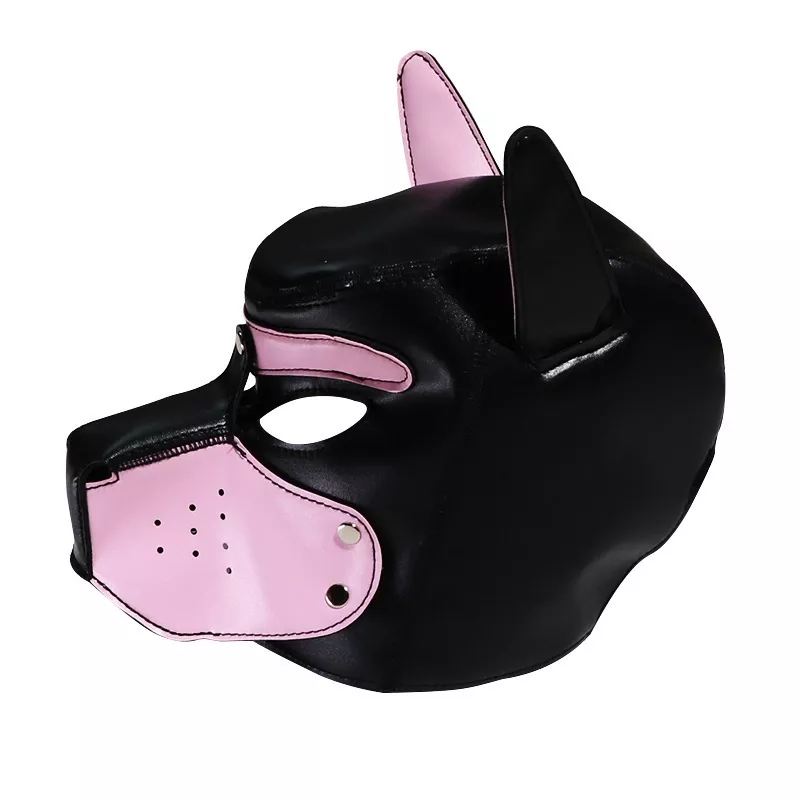 Puppy-Maske Smart Schwarz-Rosa