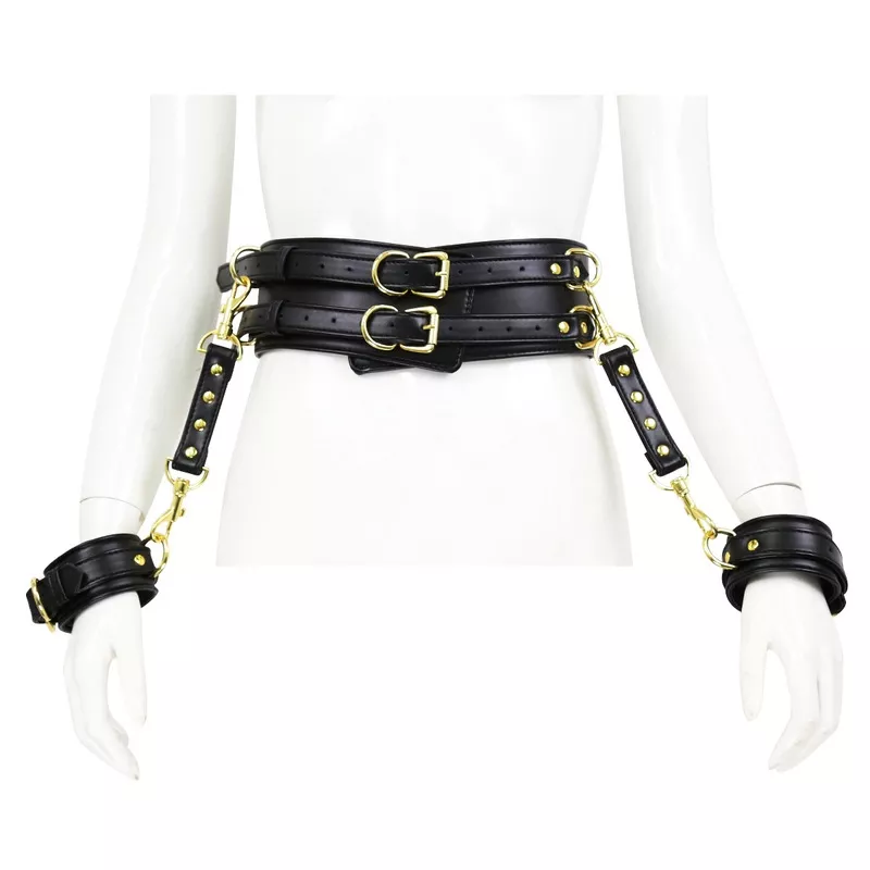Gürtel mit Riemen Handgelenk Belt Wrist Schwarz