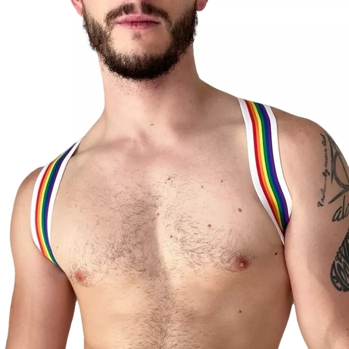 Elastisches Harness Pride Eternity Weiß