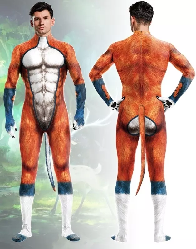Cosplay-pak hond Wild Dog Oranje