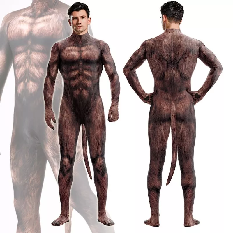 Cosplay-pak weerwolf Werewolf Bruin