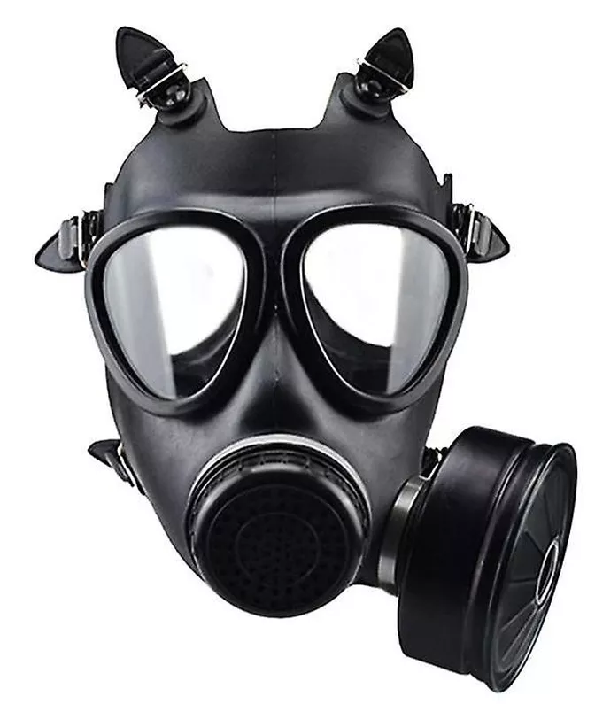 Gasmasker BDSM KOMPLET BREATH Zwart