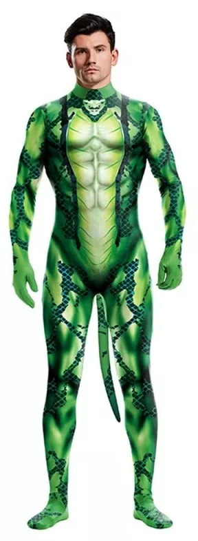 Cosplay-Anzug Frosch Frogman Grün