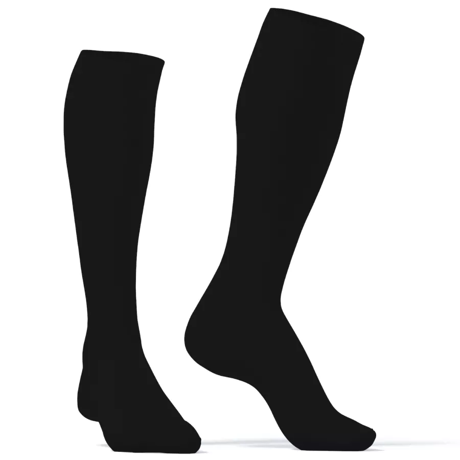 Hohe Socken COLORS SneakXX Schwarz