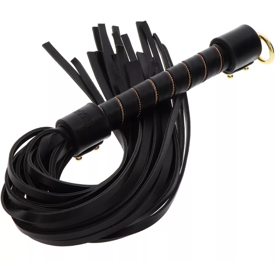 Klatsche Studded Whip 55cm Schwarz