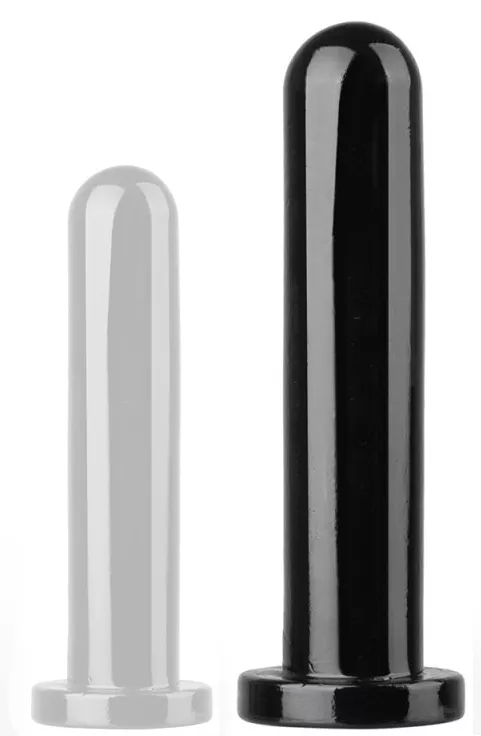 Dildo Recty M 18.5 x 4 cm Zwart