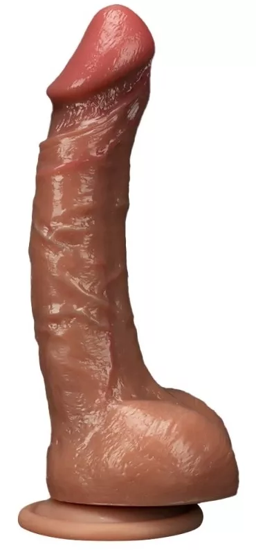 Realdick Dildo 14 x 4cm Brown