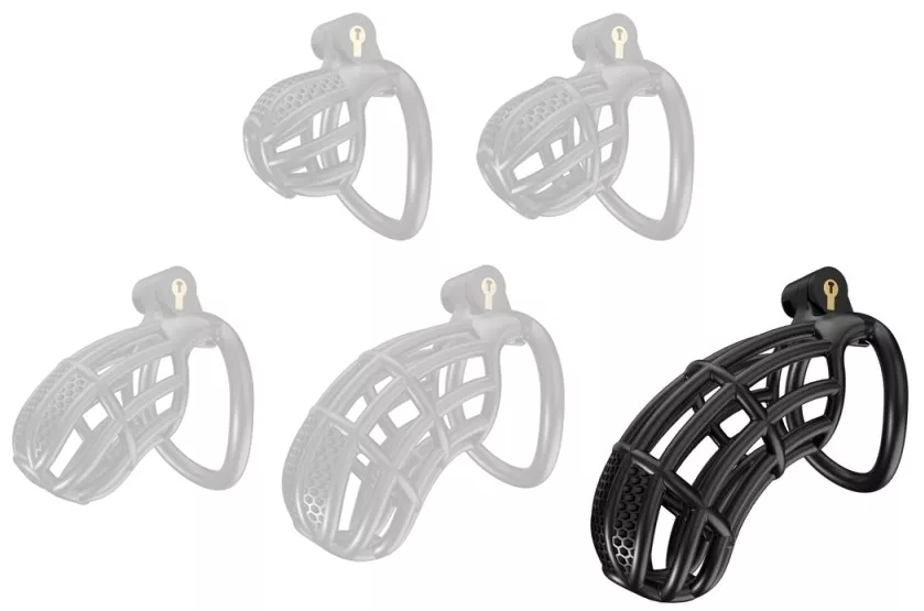 Cage de Chasteté Nexia XXL 11.5 x 3.4 cm Noire