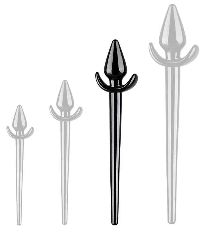 Plug staartje Zoo Tail L 10 x 5 cm - Staart 27 cm Zwart
