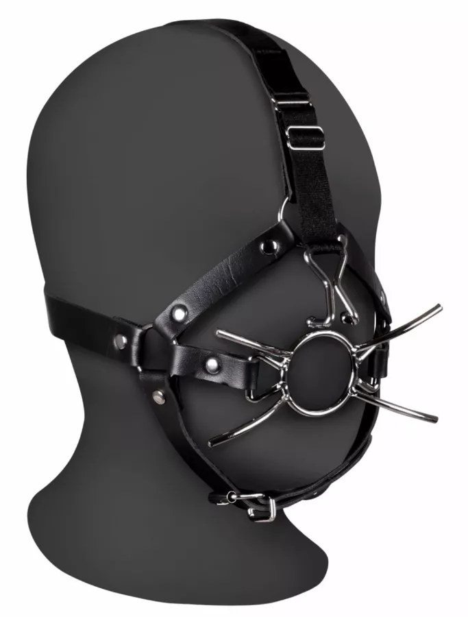 Gag met Neusklem Gag Cross Zwart