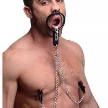 Knebel und Nippelklemmen Degraded Mouth