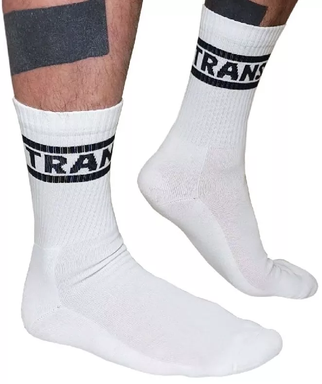 Witte Trans Crew Socks sokken
