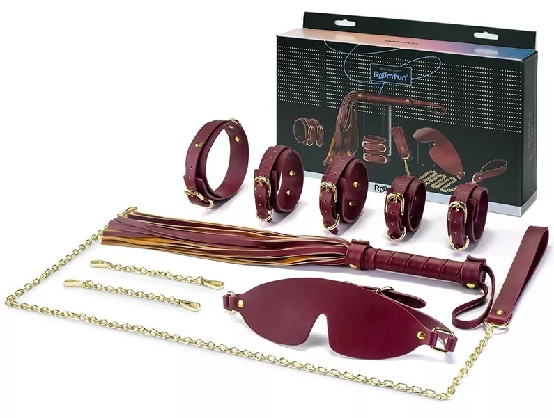 SM-Koffer 5-teilig Sex Navy Bordeaux