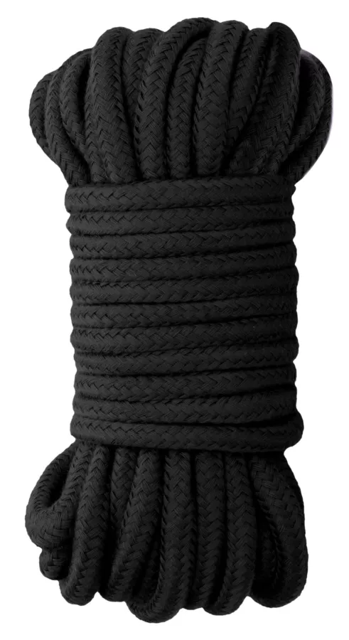 Bondage-Seil Schwarz 10m