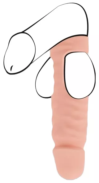 Double Penetration Sex Toy Ball Fuck 9 x 4.7cm