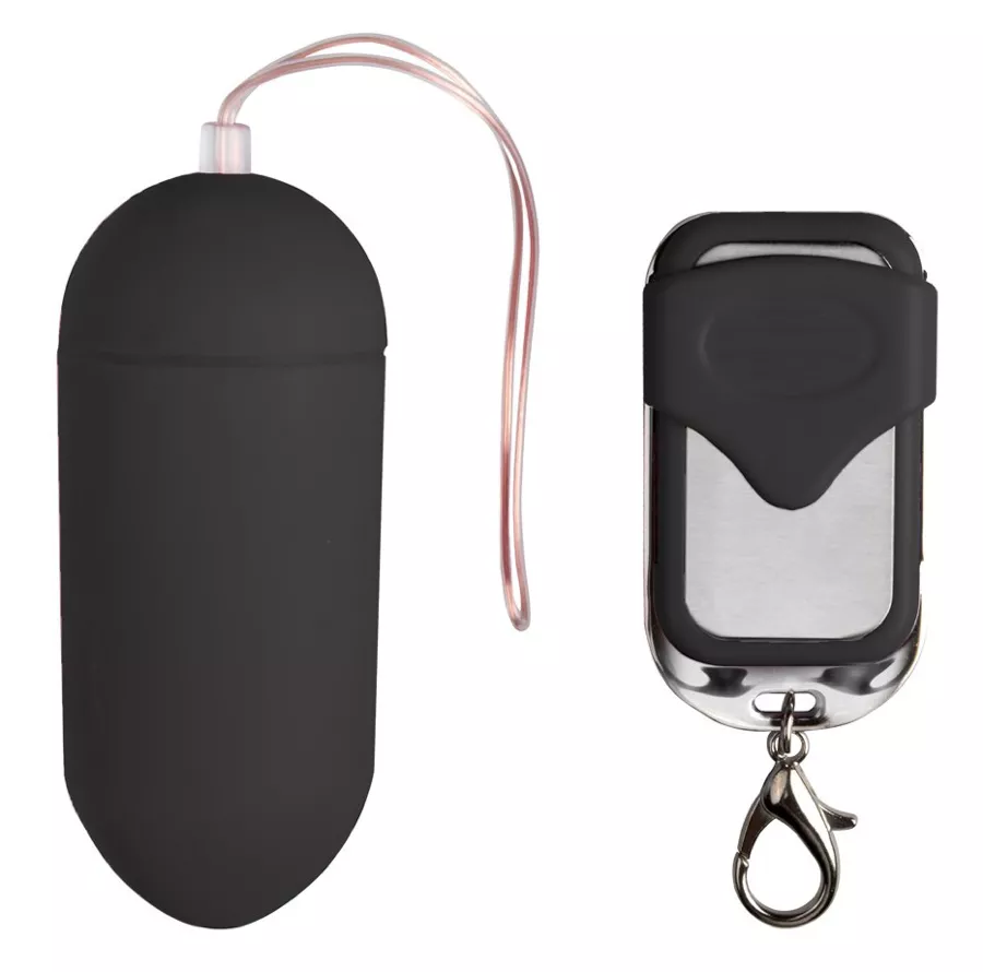 Vibrierende Ei Secret Control Schwarz - 7.6 x 3.4 cm