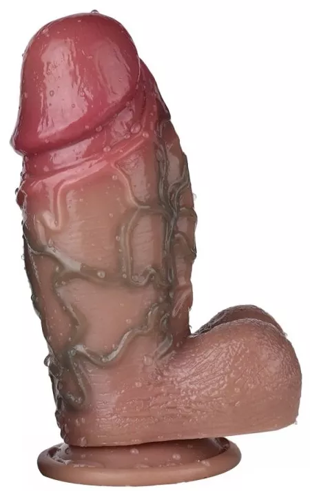Dildo Widevein 12 x 5,3 cm Braun