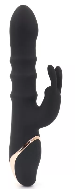 Vibro Rabbit Thrusties 13 x 3,8 cm Schwarz