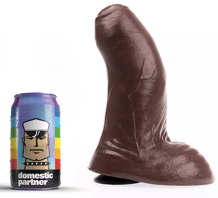 DP108BR Frederick Brown Dildo L 22 x 9cm