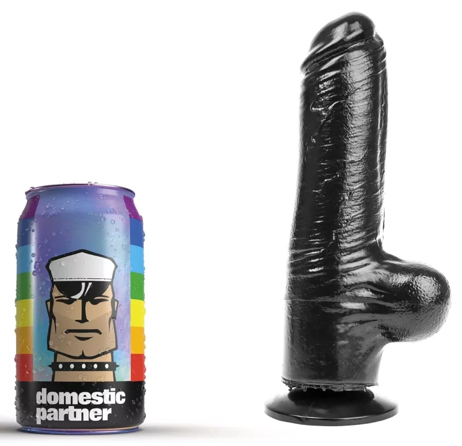 Dildo DP87B Funker Zwart M 13 x 5cm