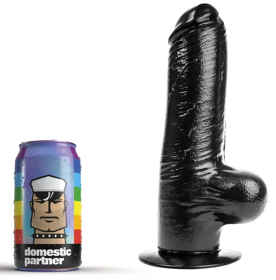 Dildo DP88B Funker Zwart L 16 x 6cm