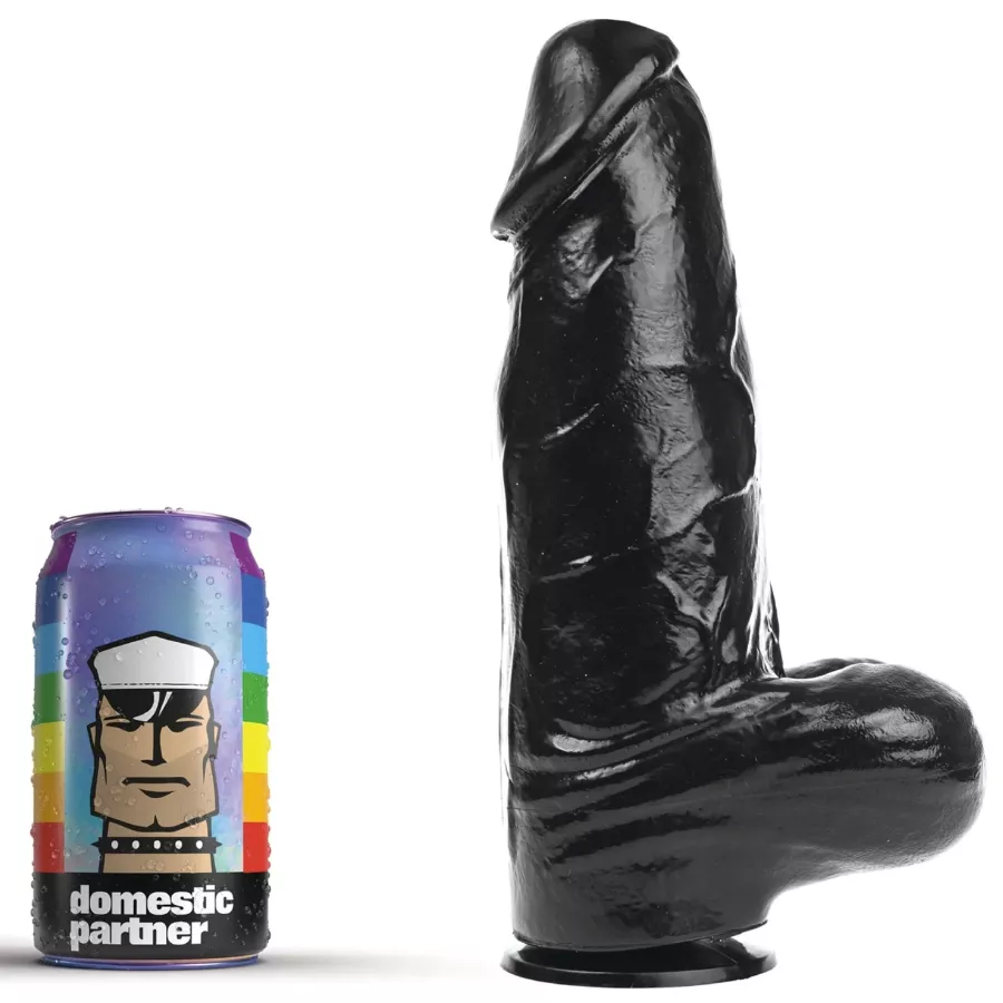 Dildo DP92B Panzer Zwart L 18 x 7.5cm