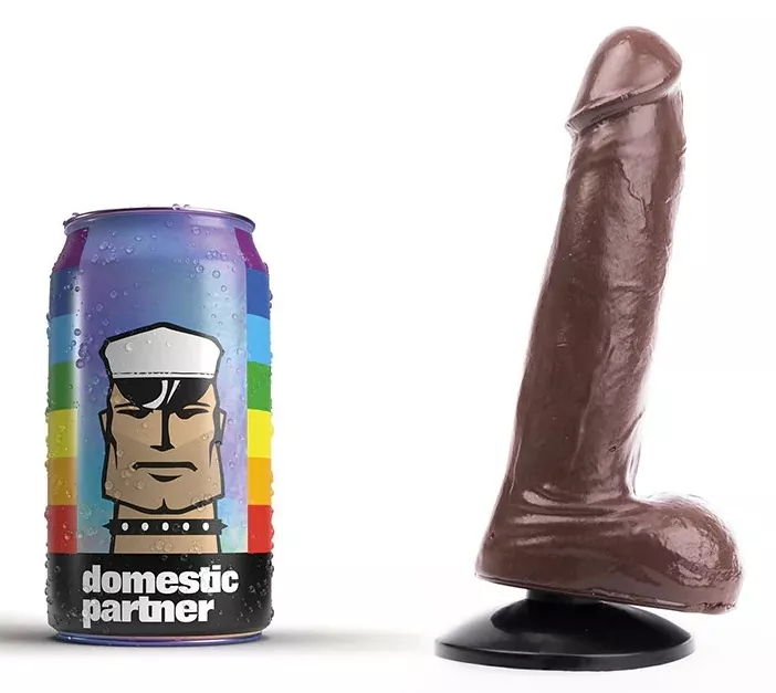 Dildo DP98BR Wilhelm Braun S 13 x 4cm