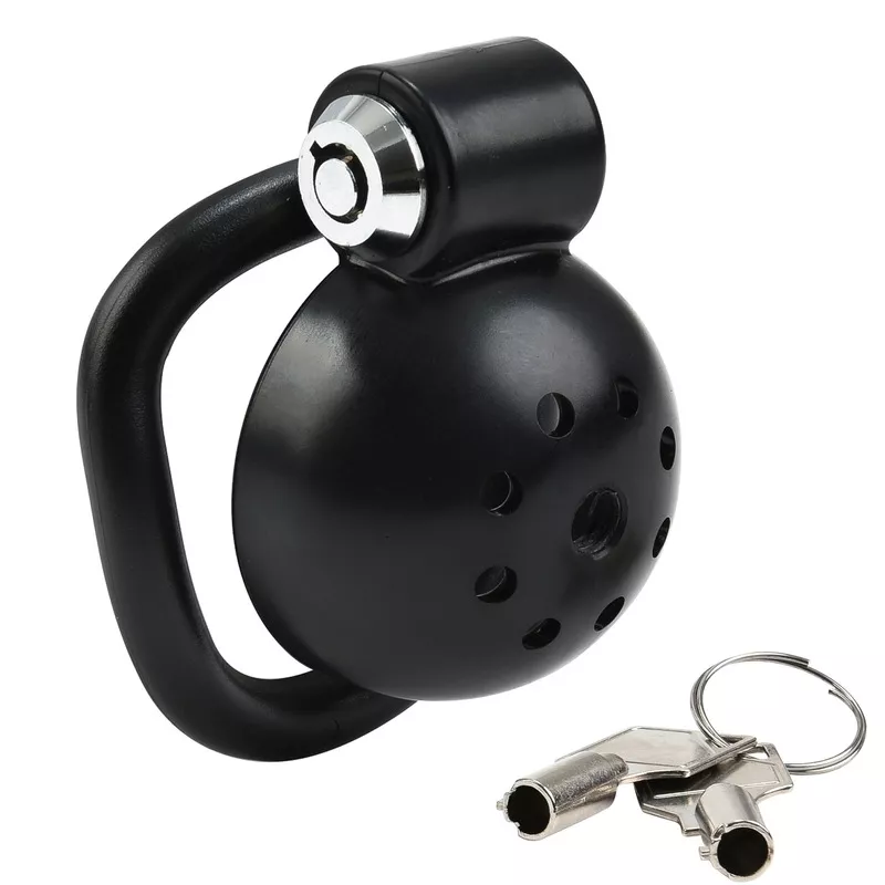 Kooi Round Lock 4 x 3.5 cm Zwart