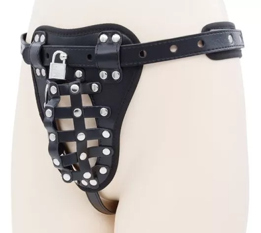 Belt Full Black Chastity Belt