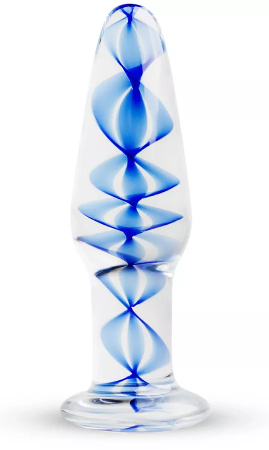 Glasplugg Nr. 23 - 10,5 x 3,2 cm
