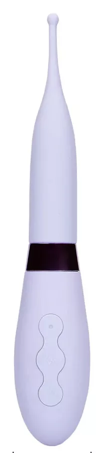 Stimulator with Vibrating Tip Tip Vibrator 20 cm Purple