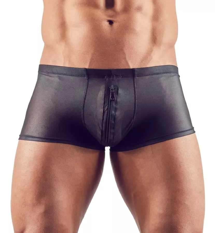 Hileo Black Zip-Up Shorty