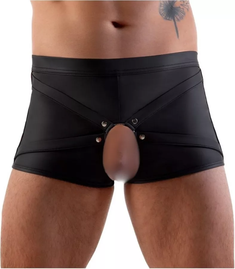 RINGO Black Boxer with Cockring