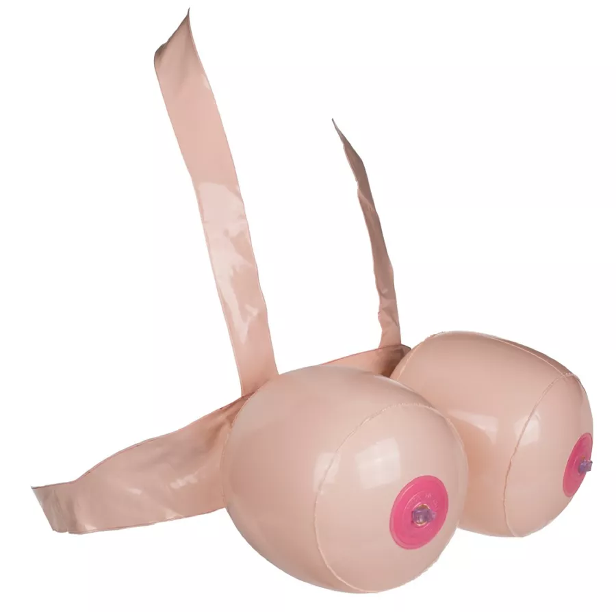 Set mit 2 aufblasbaren Brüsten INFLATABLE BOOBS