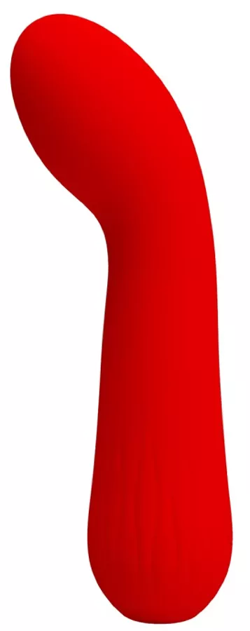 Vibrierender Prostata-Stimulator Faun 14 x 3,4cm Rot