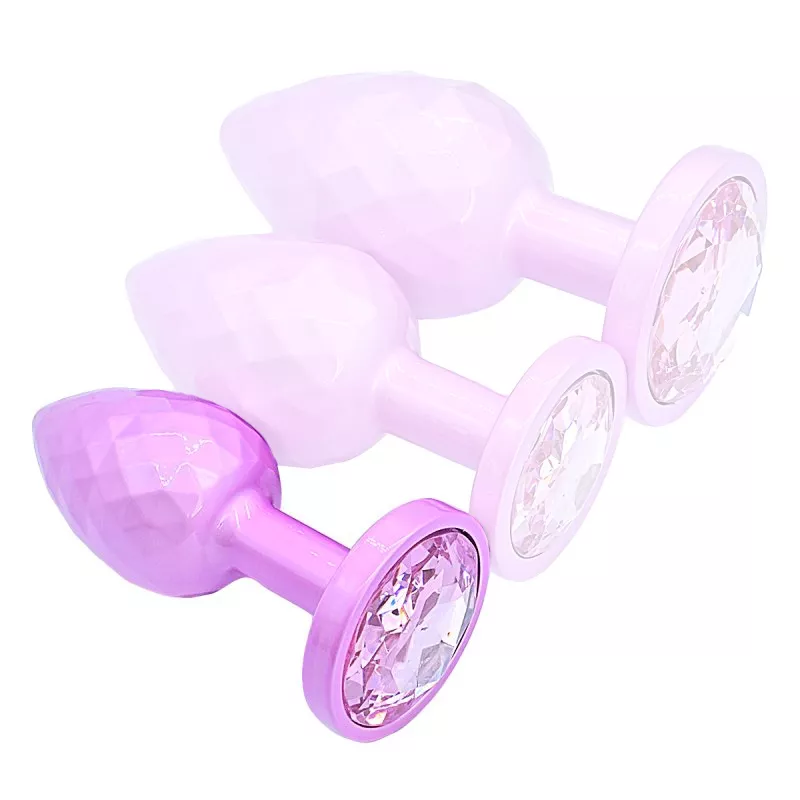 Plug Ikonik Diamond S 6 x 2,7cm Rose