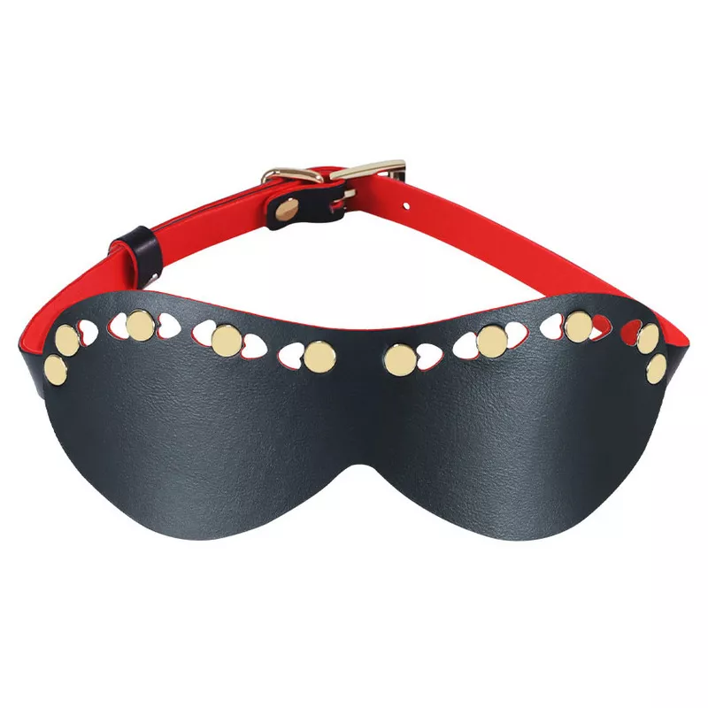 Masker SIMPLY HEART Zwart en Rood