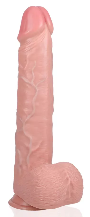 Dildo Extra Lang 29 x 7cm Hautfarben