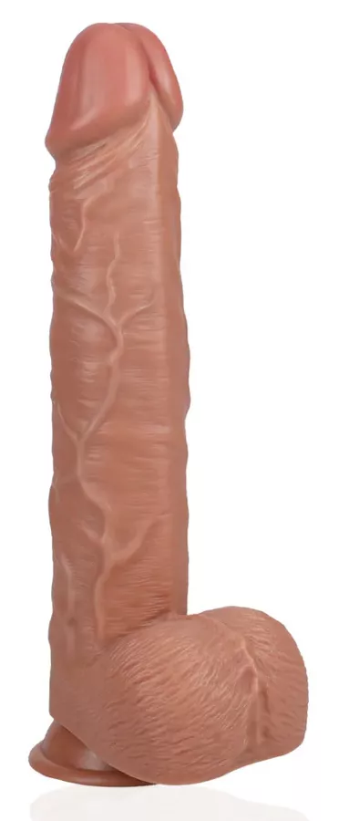 Dildo Extra Lang 29 x 7cm Braun