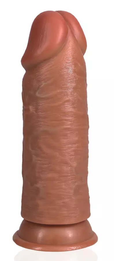 Dildo Extra Thick 20.5 x 6.5cm Braun