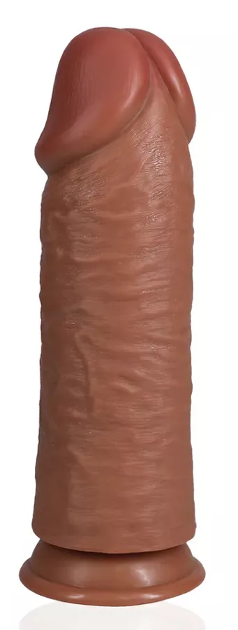 Dildo Extra Thick 25.5 x 8 cm Braun