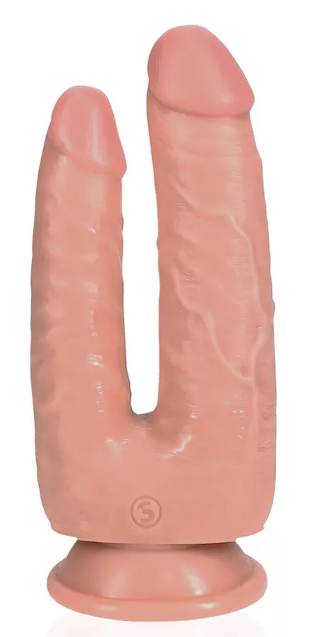 Doppel-Dildo Double Trouble 15 x 4.5cm Hautfarben