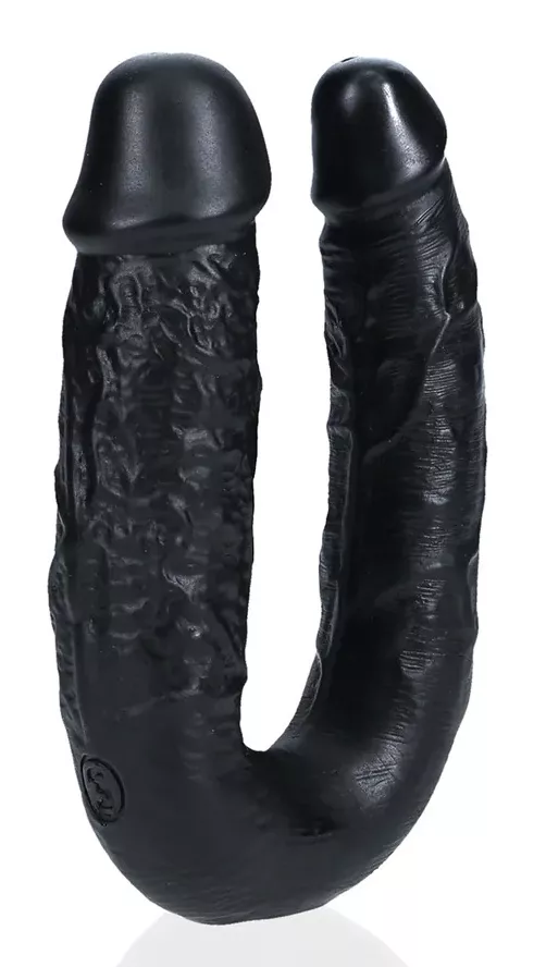 Doppel-Dildo U Shape 12 x 3cm Schwarz